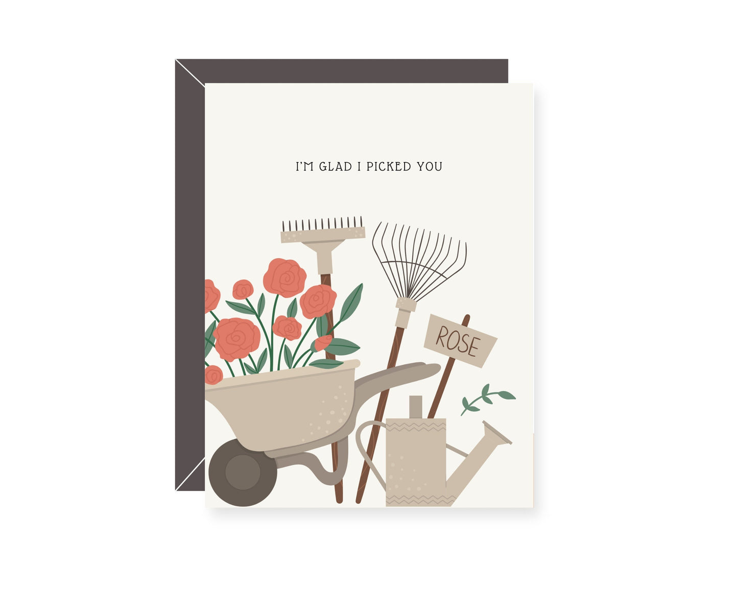 I'm Glad I Picked You Greeting Card