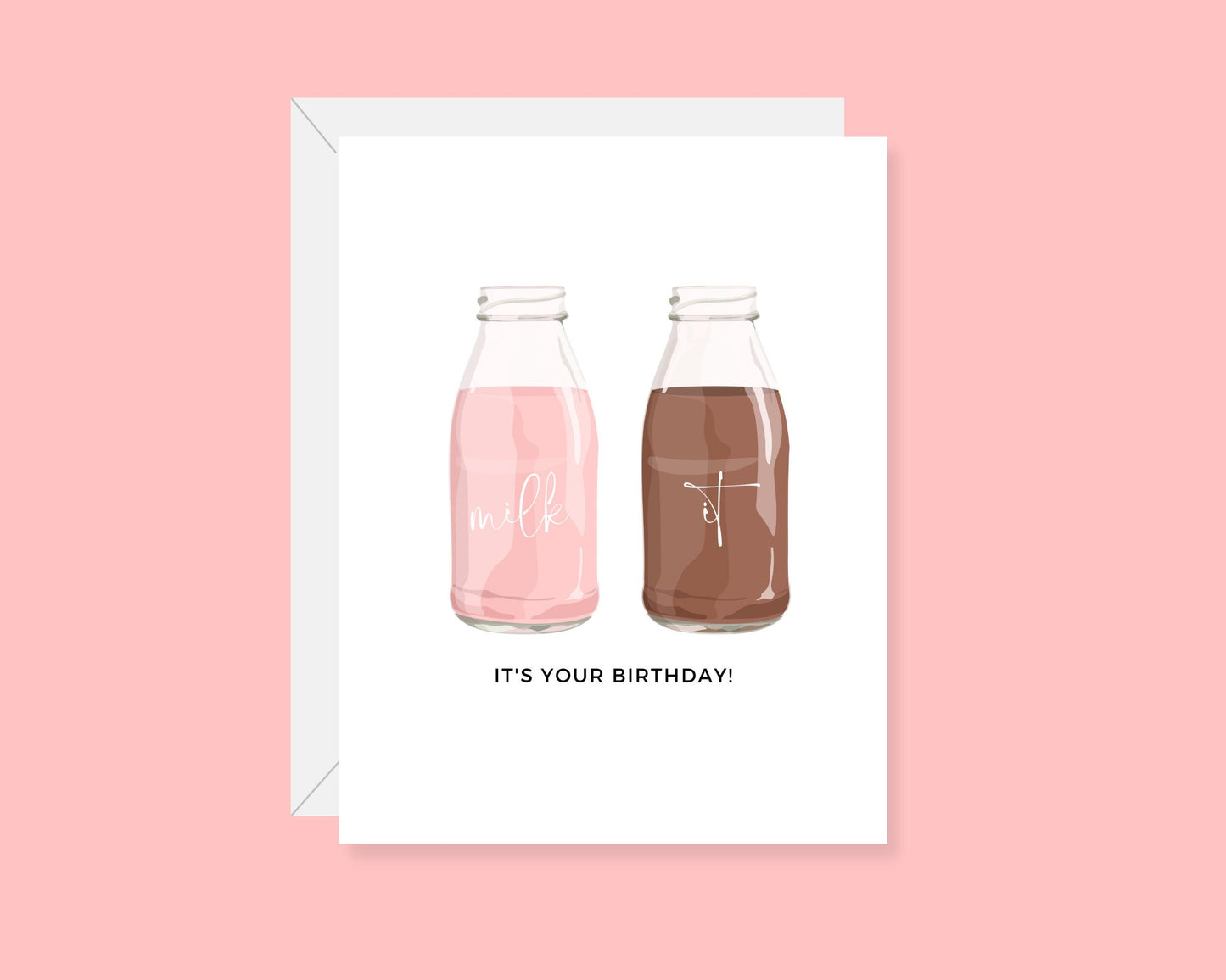 Milk It Happy Birthday Card