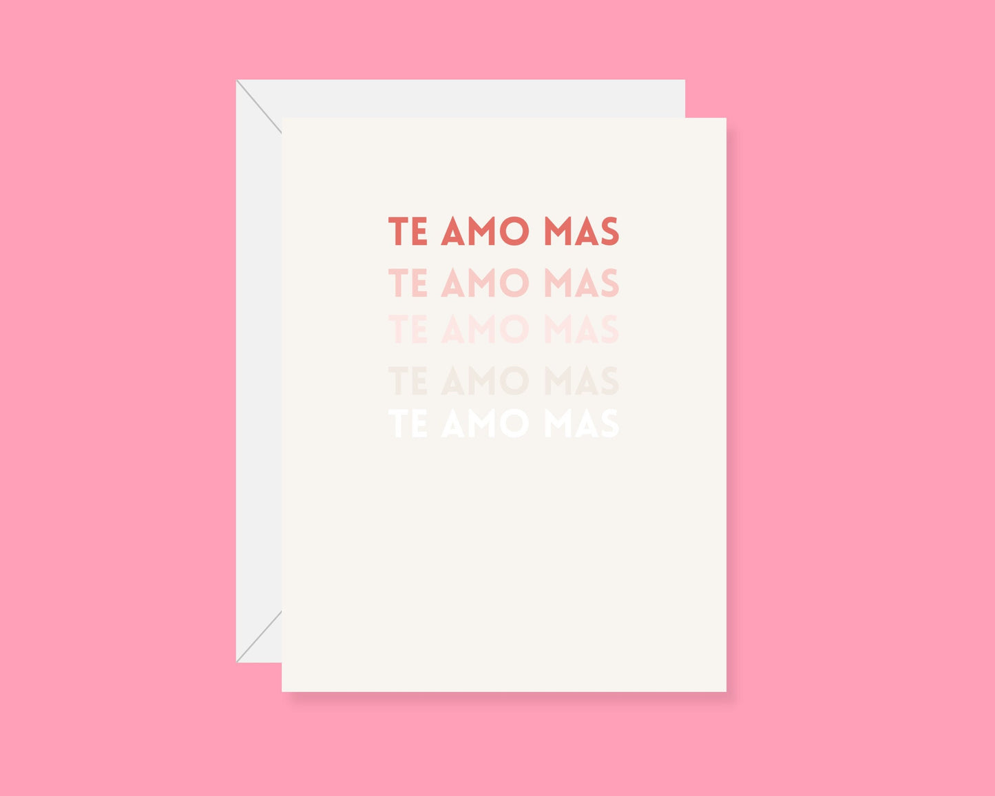 Te Amo Más Greeting Card