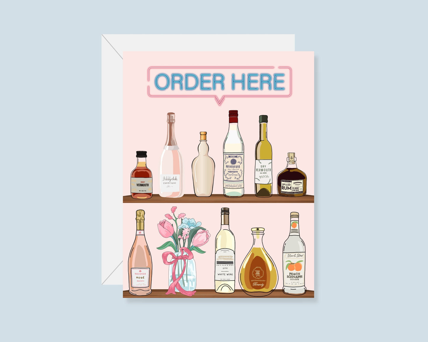 Order Here Bar Card