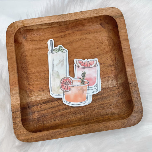 Mixed Drink Cocktail Sticker