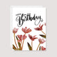 Floral Happy Birthday Card