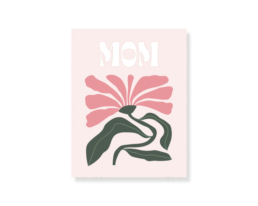 Retro Mom Greeting Card