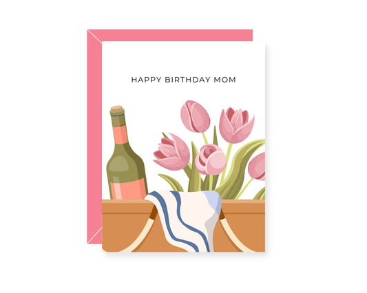 Happy Birthday Mom Greeting Card