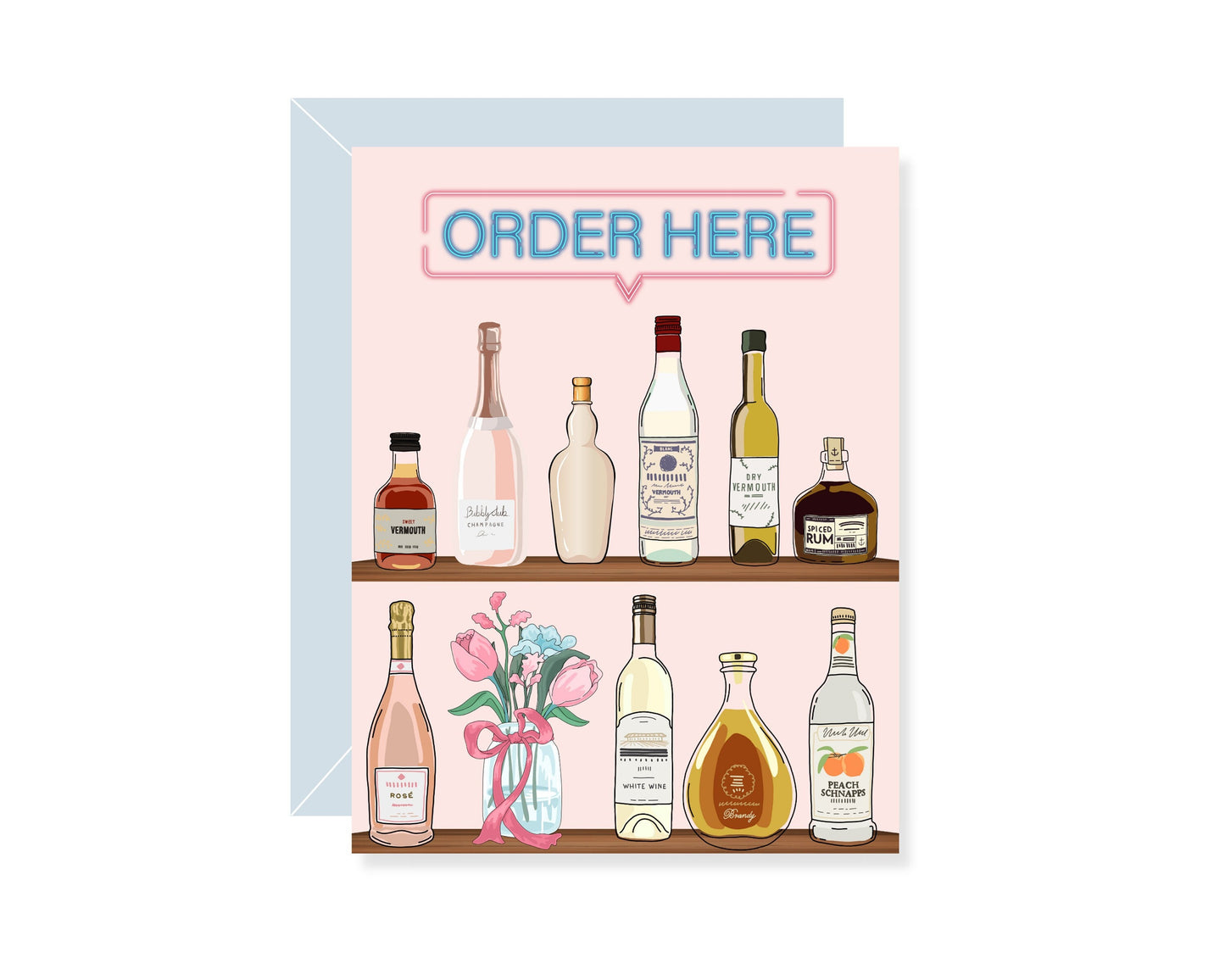 Order Here Bar Card