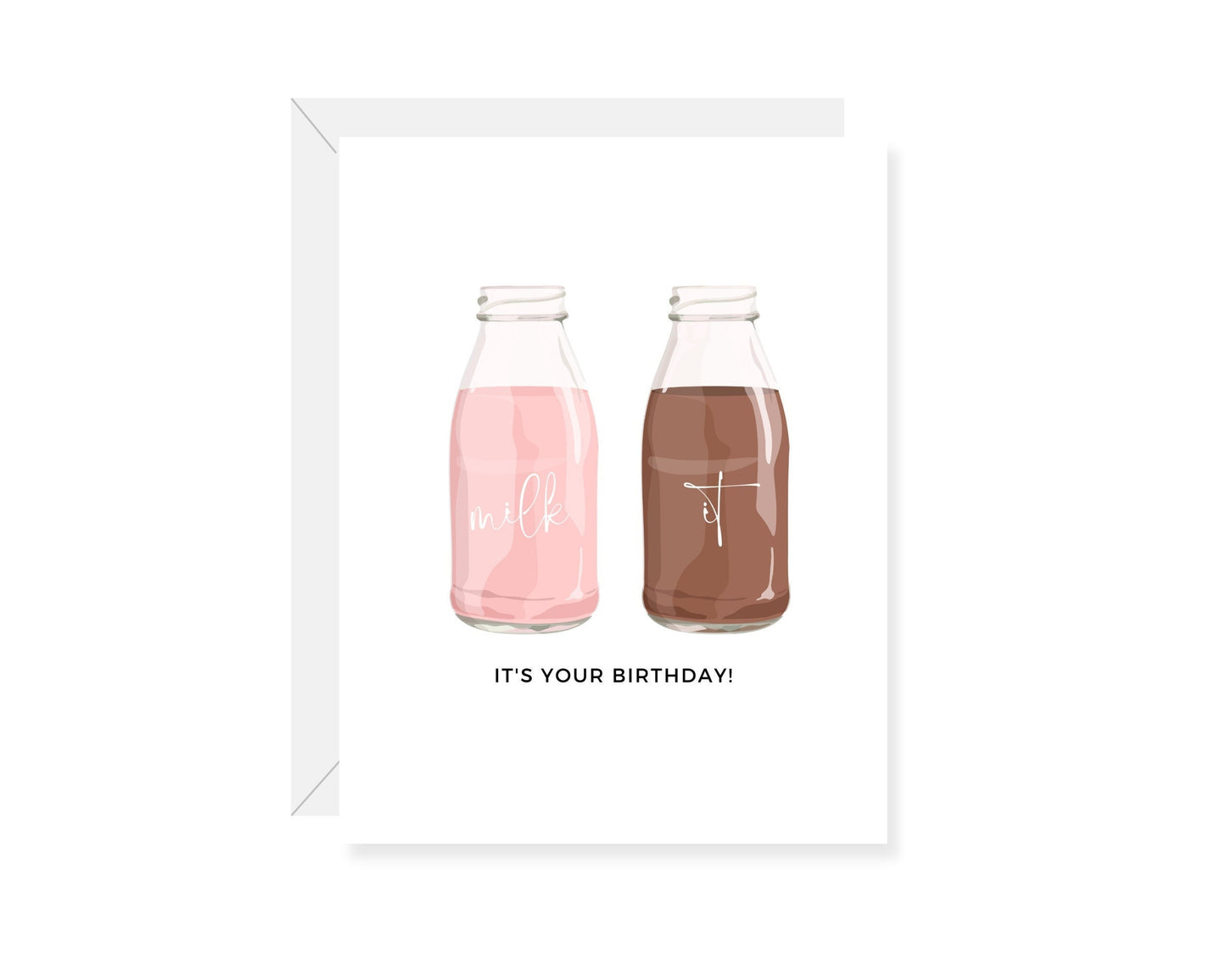 Milk It Happy Birthday Card