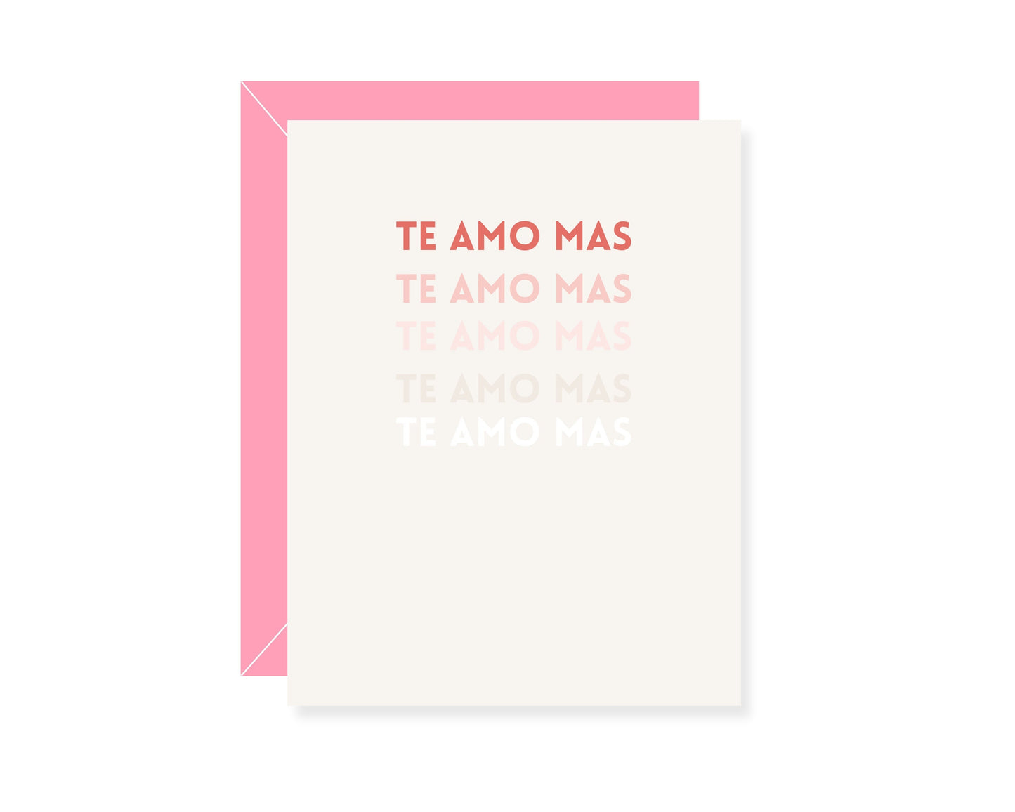 Te Amo Más Greeting Card