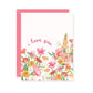 I love you floral Greeting Card